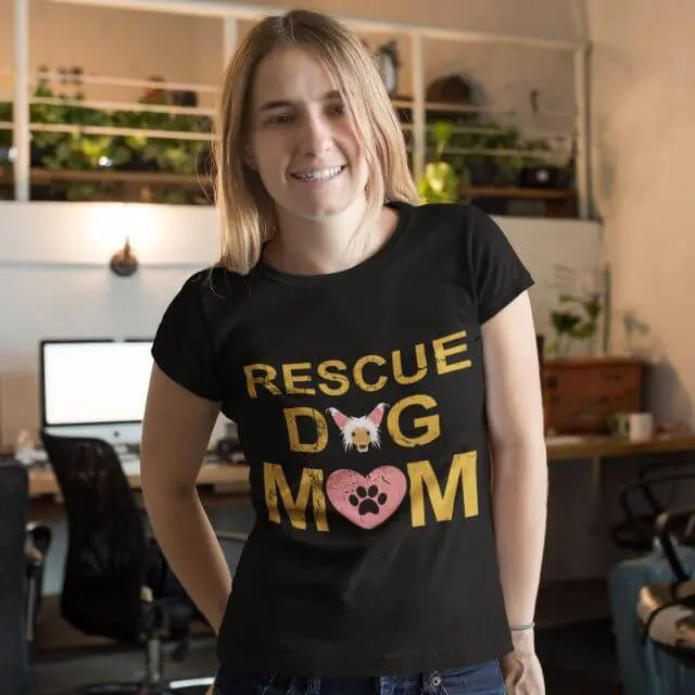 Rescue Dog Mom Shirts
